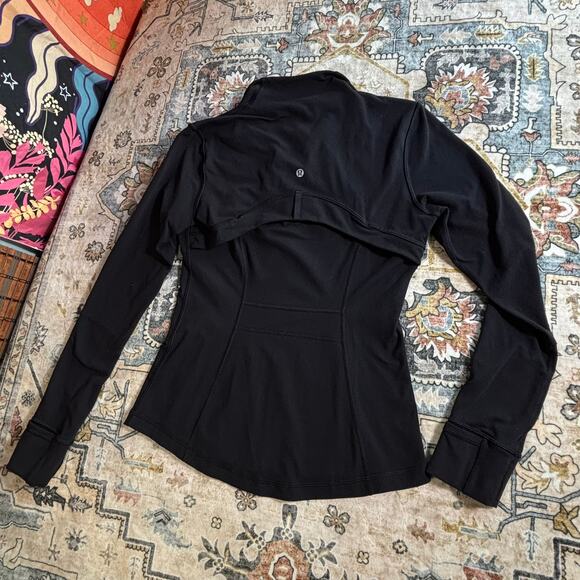 Lululemon Define Jacket Black Full Zip Athletic Yoga Workout Zip Up Women's 8 - Picture 12 of 13